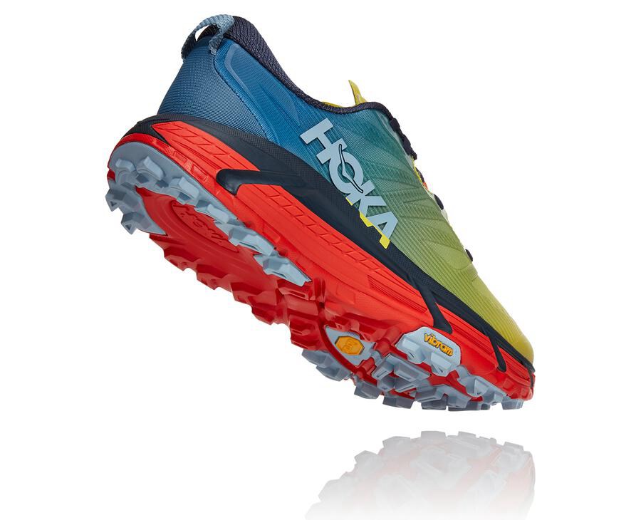 Tenis Trail Hoka One One Masculino Azuis - Mafate Speed 3 - 856-INQGLY